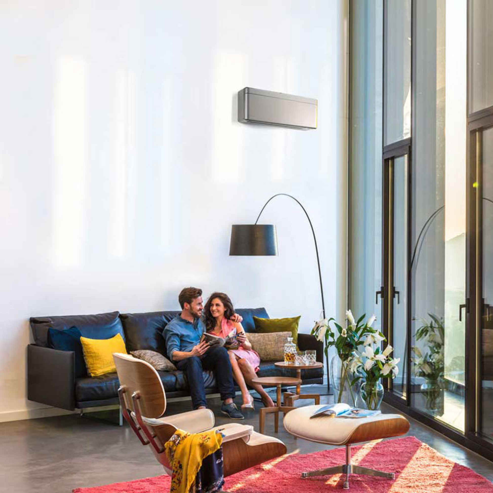 Daikin Stylish Silver Wall-Mounted Split Air Conditioner